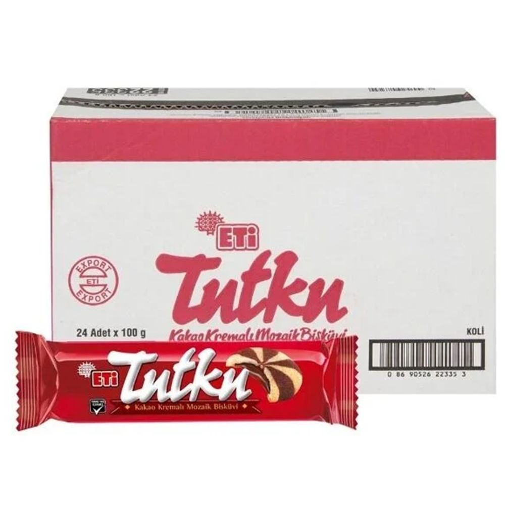 Eti Tutku Kakao Kremalı Biskküvi 100 Gr*24