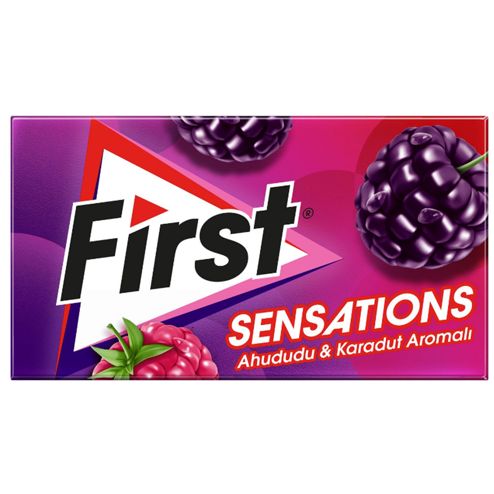 Sakız First Sensations 27 Gr*12 Ahududu Ve Karadut