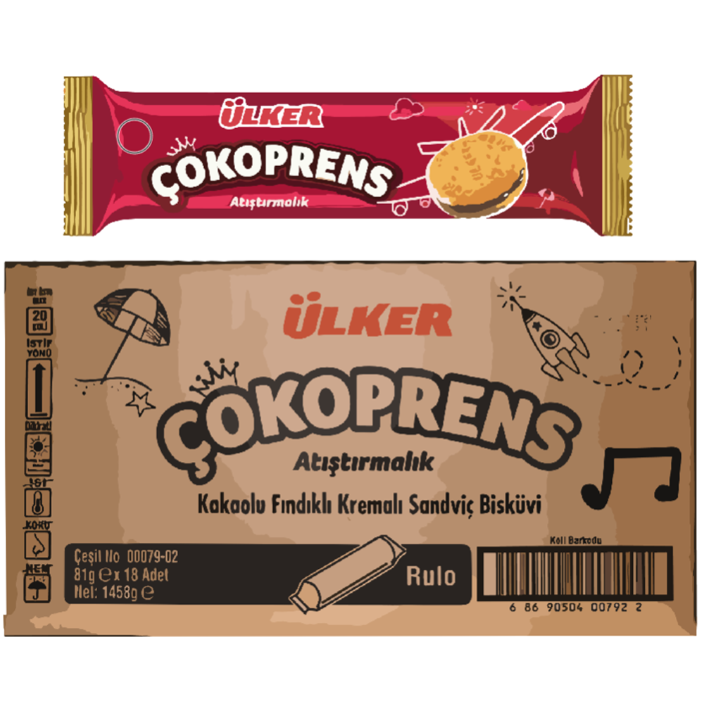 Ülker Çokoprens 81 Gr*18