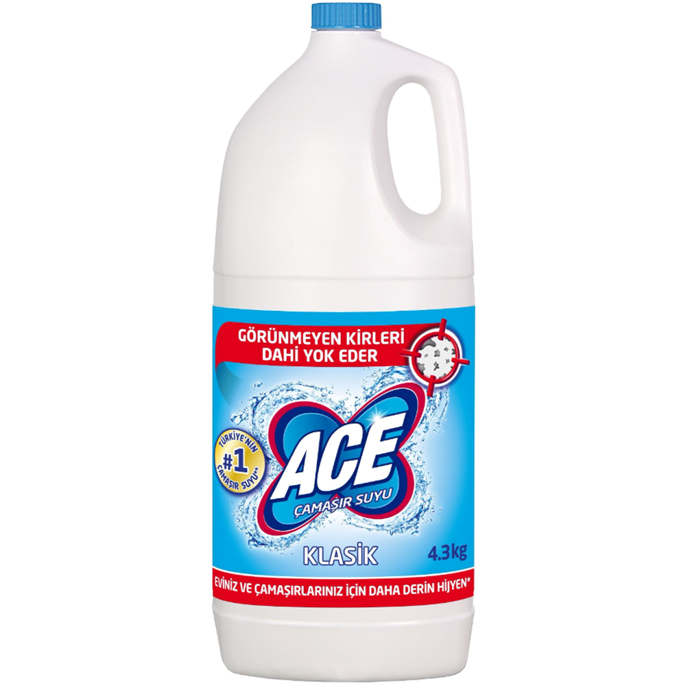 Çamaşır Suyu 4 Lt* 4 Ace Klasik