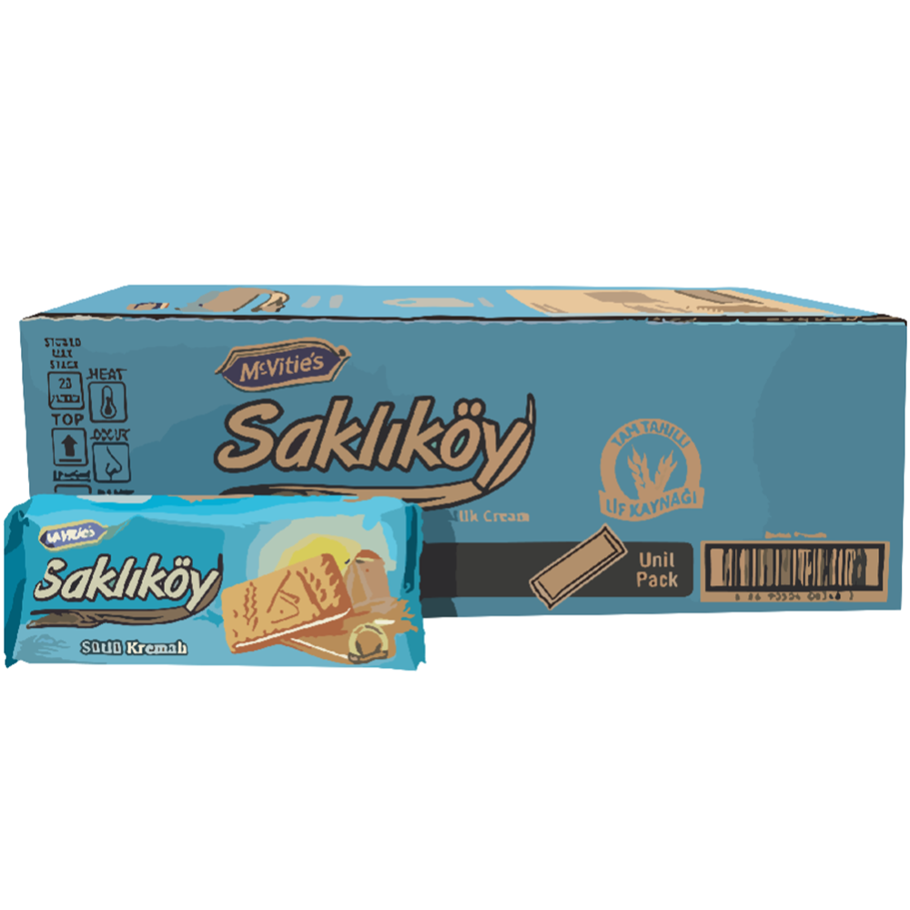 Ülker Saklıköy Sütlü Kremalı 100 Gr*24