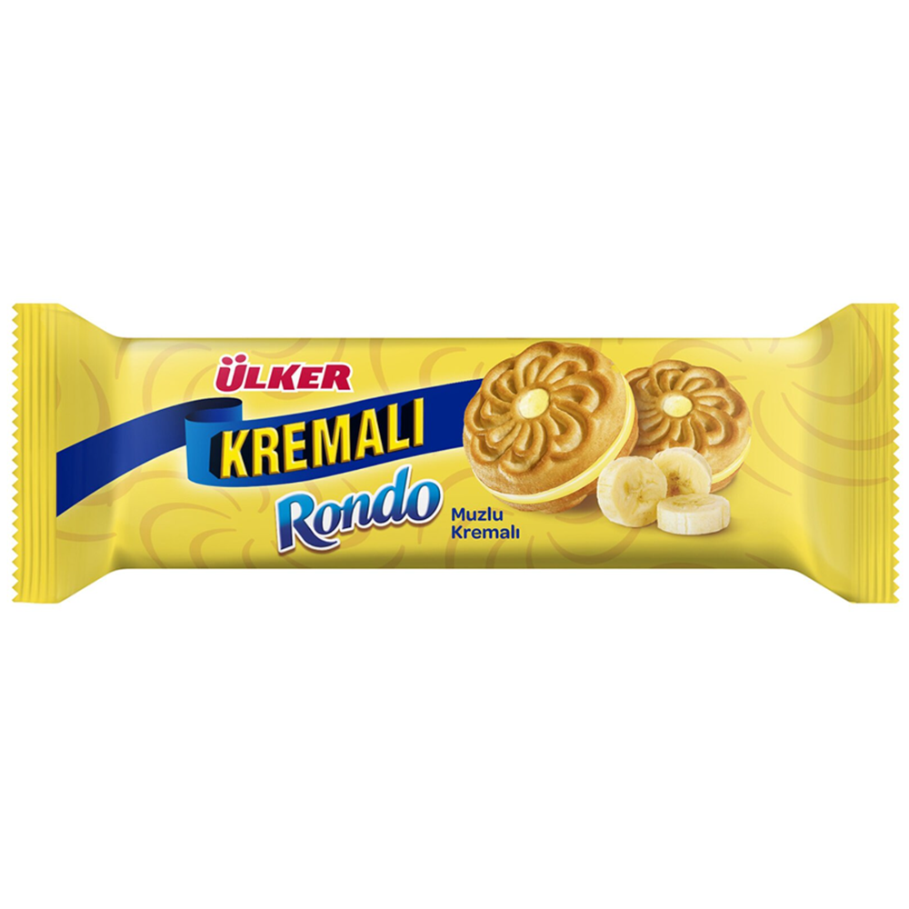 Ülker Kremalı Rondo Bisküvi 61 Gr*24 Muzlu