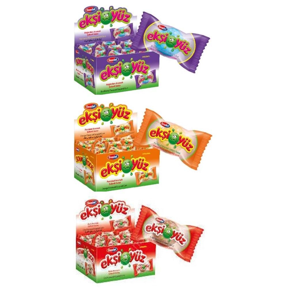 Sakız Ekşiyüz 100 lü Pkt*1 Saadet