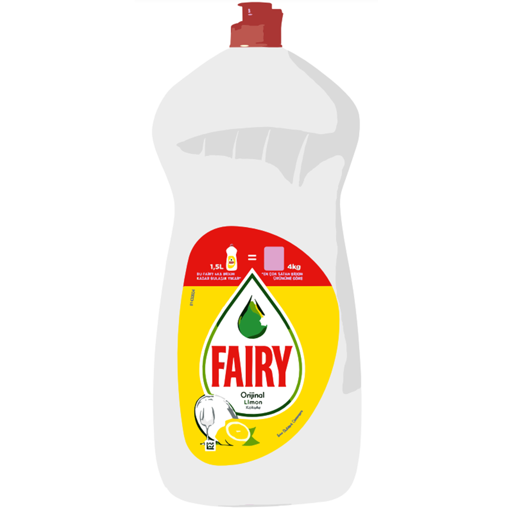 Bulaşık Deterjanı 1500 Ml* 9 Fairy