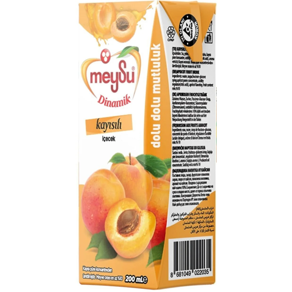 Meysu Meyve Suyu 200 Ml*27 Kayısı