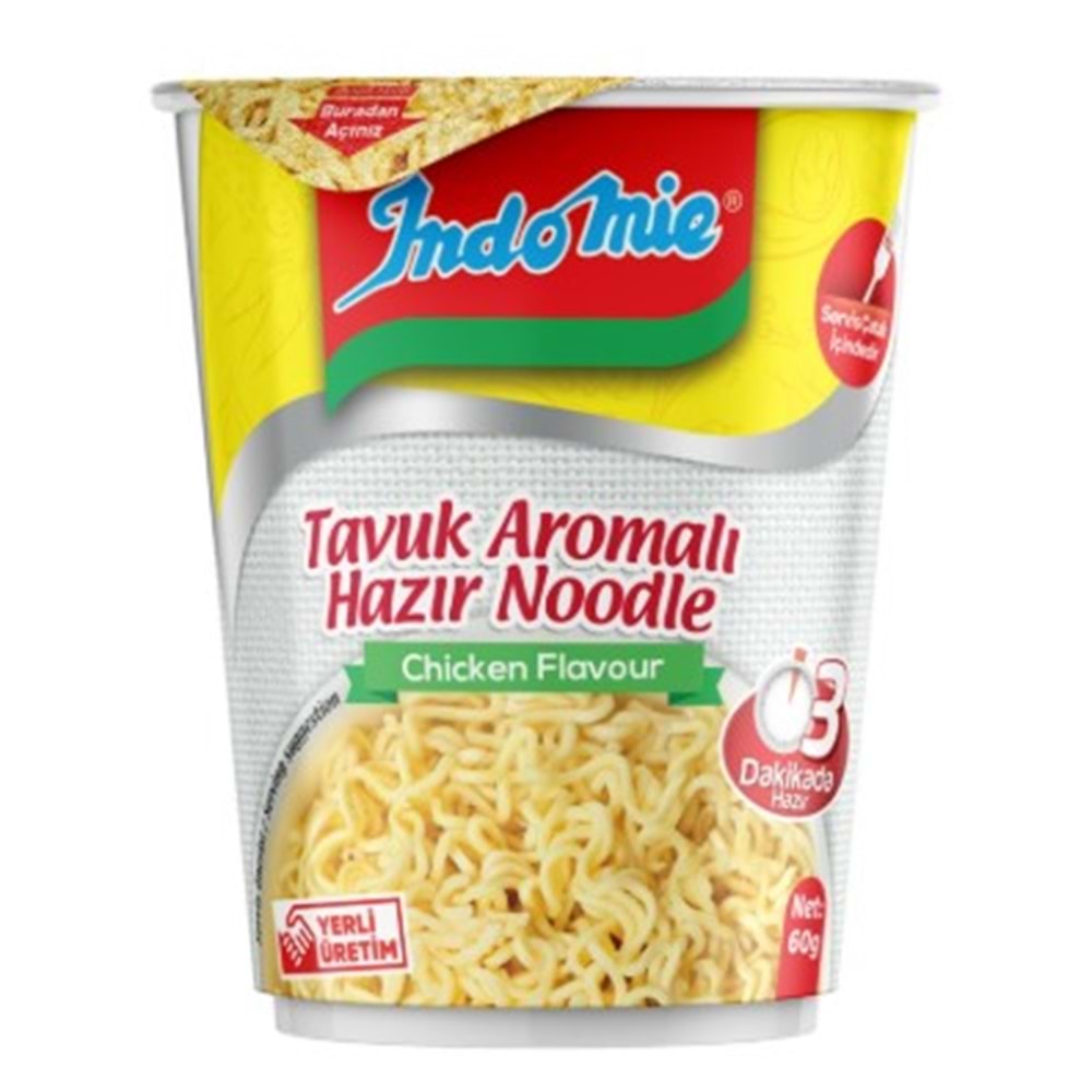 Indomie Noodle Bardak Tavuk 60 Gr*24