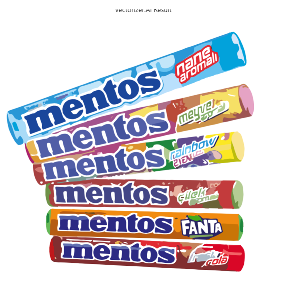Mentos Nane/Kola/Fantta/Rainbow 37,5 gr*20