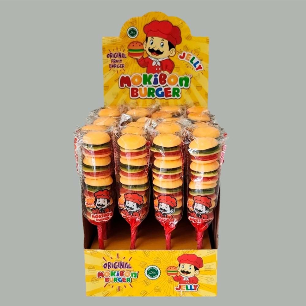 Jelibon Mokibon Hamburger 35 Gr*24