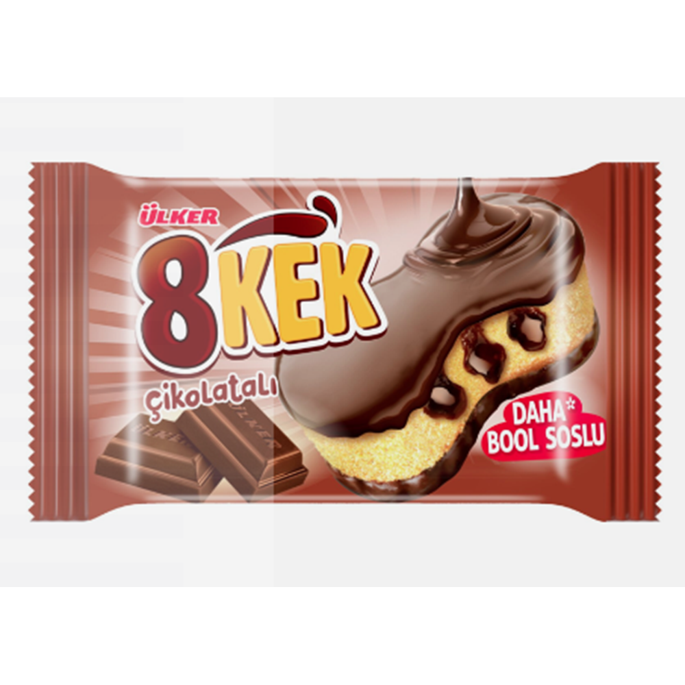 Ülker Dankek 8 Kek Duble Çikolatalı 55 Gr*24