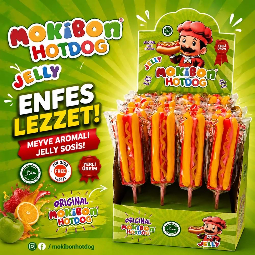 Jelibon Mokibon Sosis 35 Gr*24