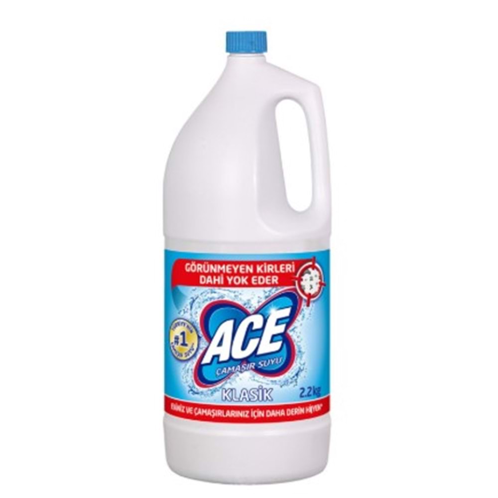 Çamaşır Suyu 2 Lt*10 Ace Klasik
