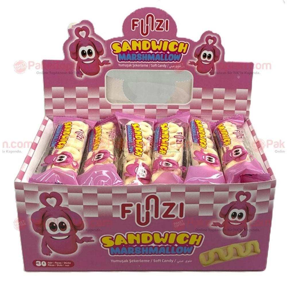 Kervan Funzi Sandwıch Marshmallow 13 Gr*30
