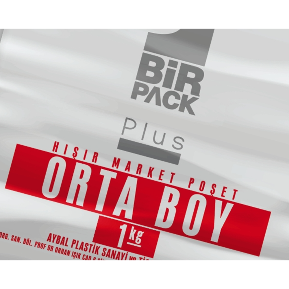 Poşet Birpack Adetli Hışır Orta Boy *10