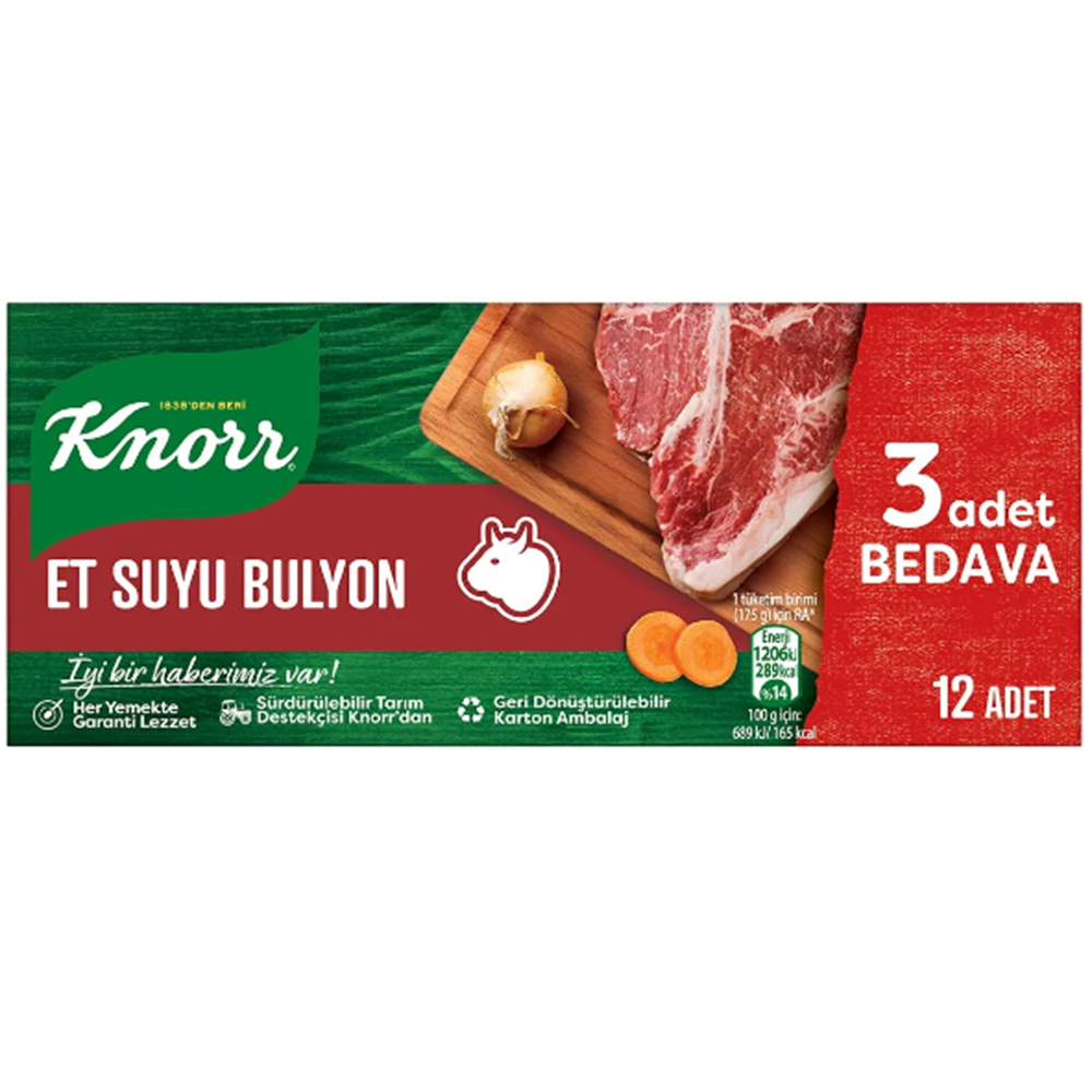Knorr Et Suyu Bulyon 12 Li*48