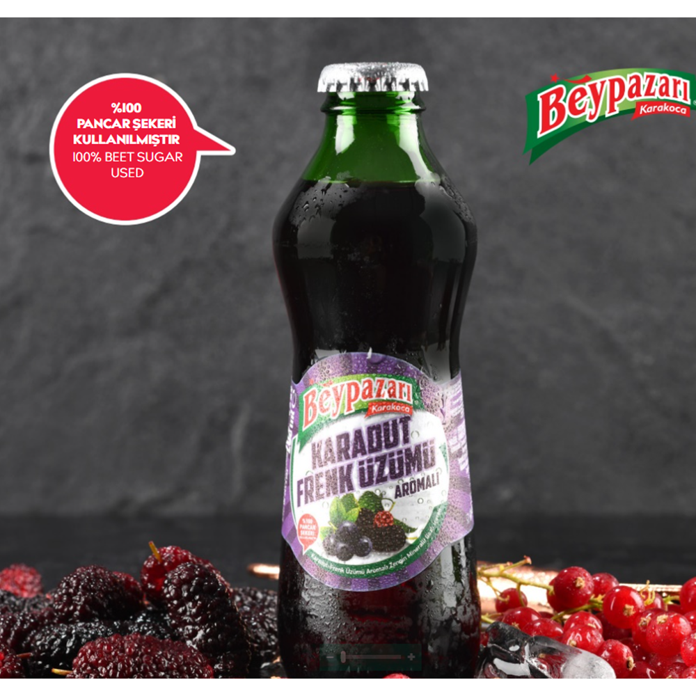 Beypazarı Maden Suyu 200 Ml Karadut *24