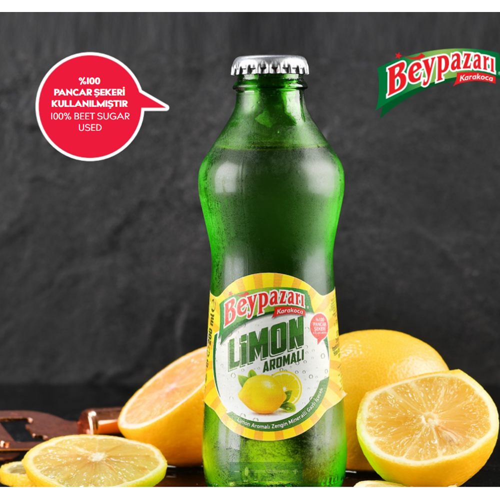 Beypazarı Maden Suyu 200 Ml Limon Ar.*24