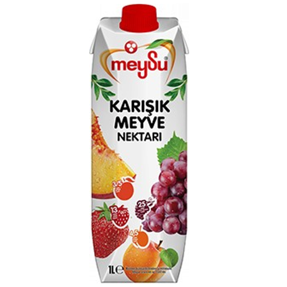 Meysu Meyve Suyu 1,00 Lt*12 Karışık