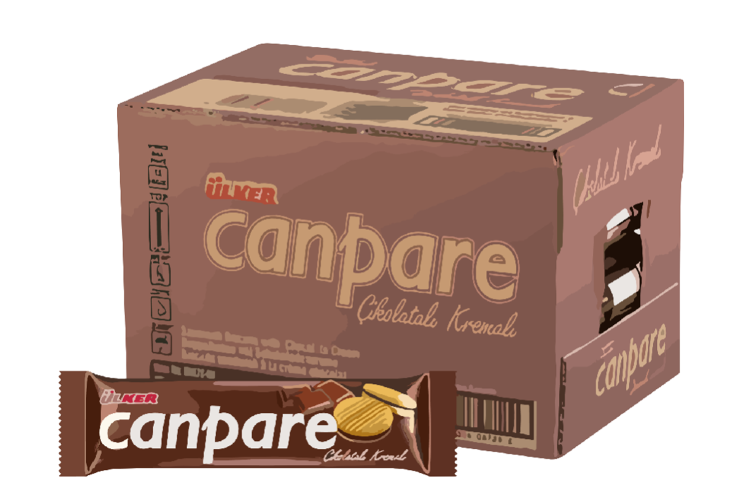 Ülker Canpare 81 Gr Kakaolu*24