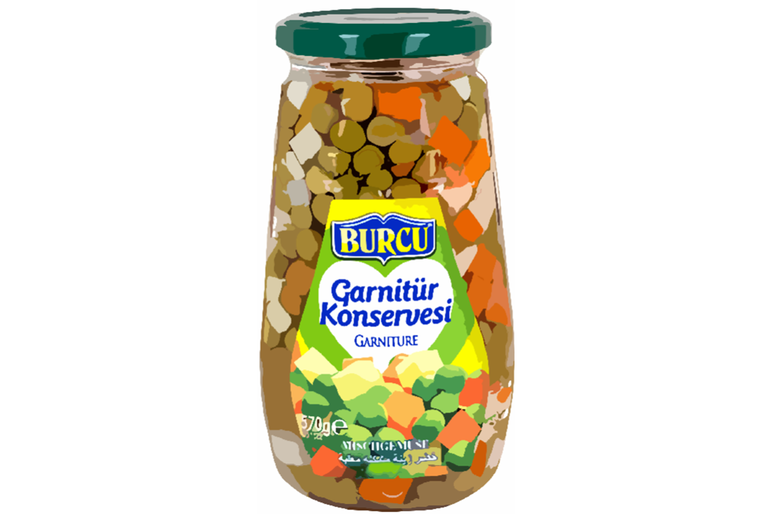 Cam Burcu Garnitür 570 G*12