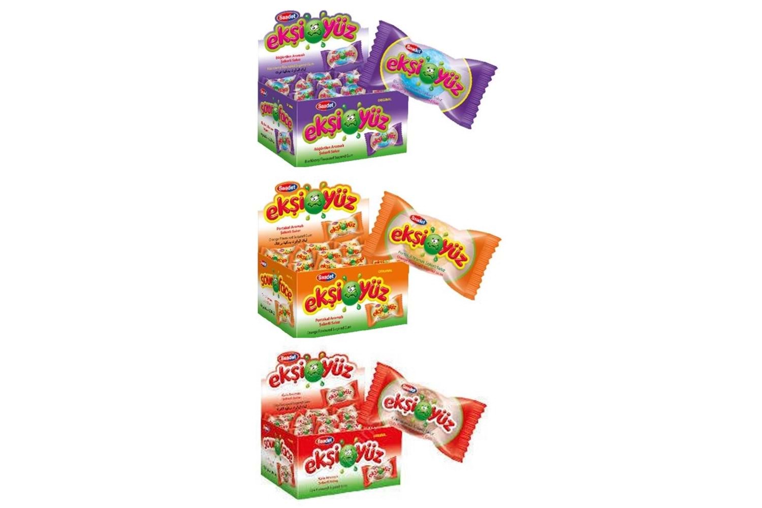 Sakız Ekşiyüz 100 lü Pkt*1 Saadet