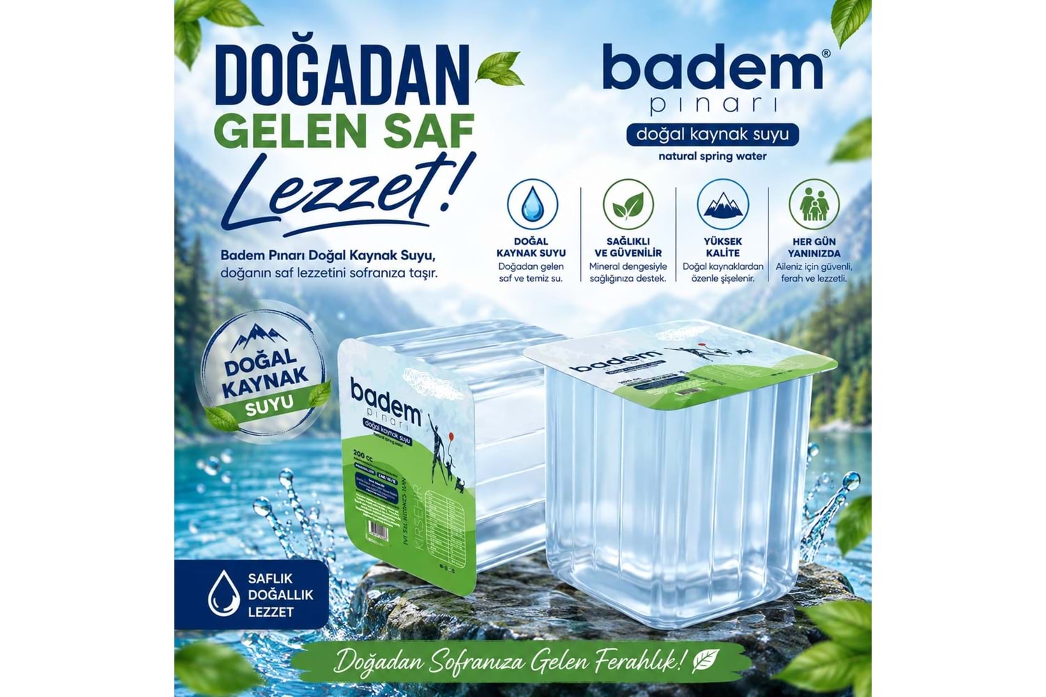 Badem Pınarı 0,20 Lt * 60 Brdk Su