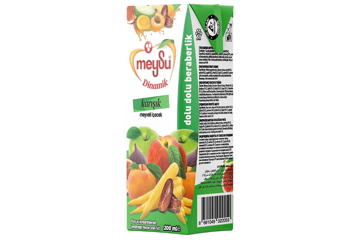Meysu Meyve Suyu 200 Ml*27 Karışık