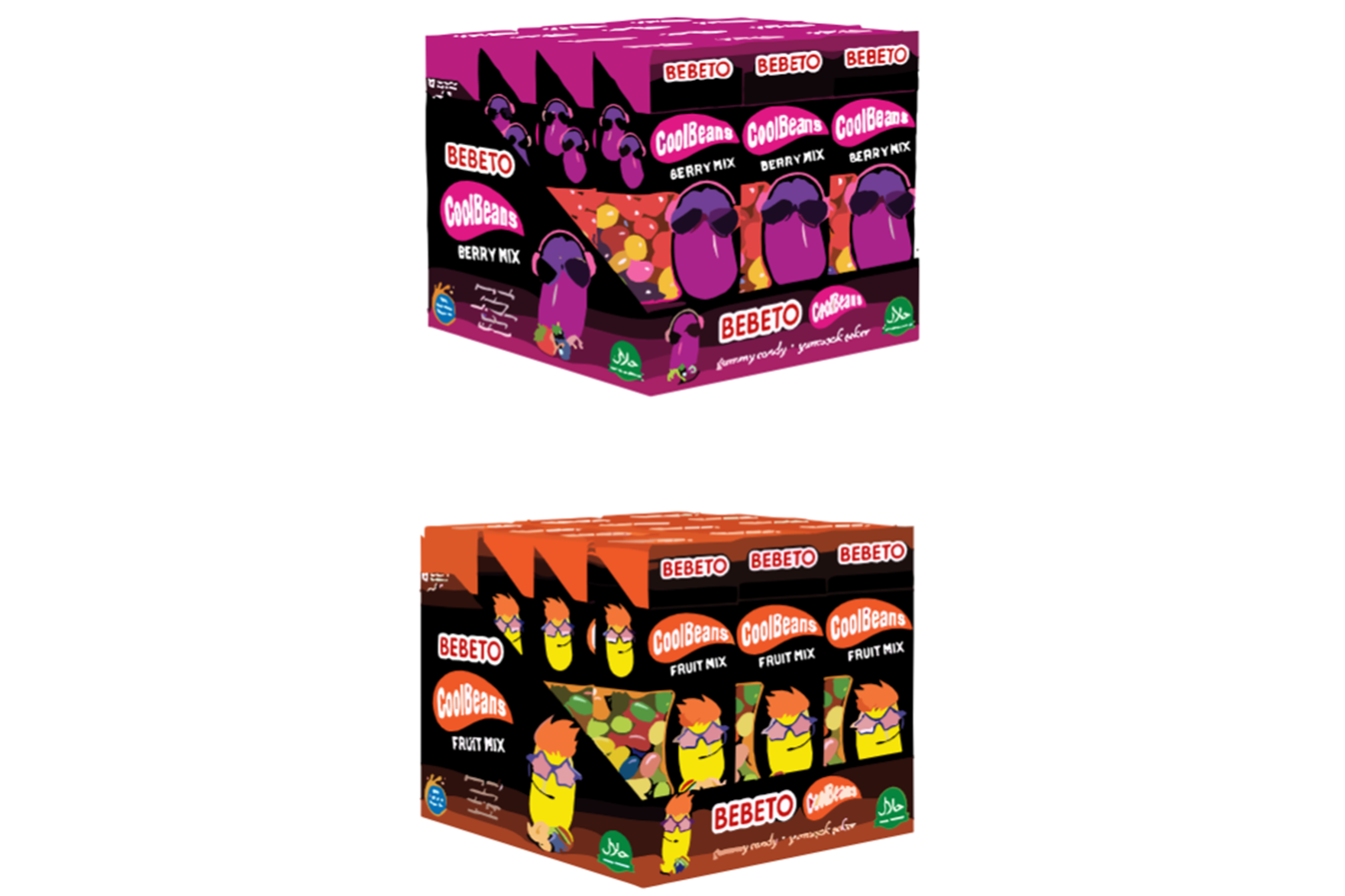 Kervan Bebeto Cool Beans Fruıt Mix *12