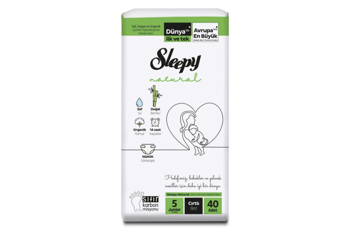 Sleepy Çocuk Bezi Ikili Jumbo 5 Numara*4
