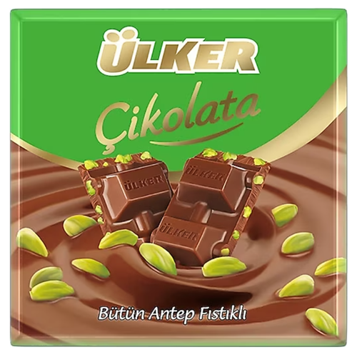 Ülker Kare Çikolata 65 Gr*6 Antep Fıstık