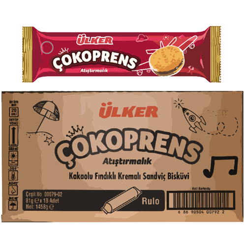 Ülker Çokoprens 81 Gr*18