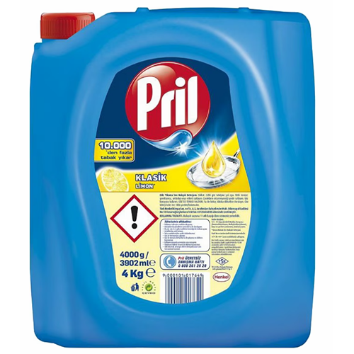 Bulaşık Deterjanı Pril Sıvı 4 Kg*4