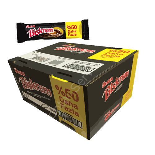 Ülker Biskrem Kakaolu Bisküvi 150 Gr*18