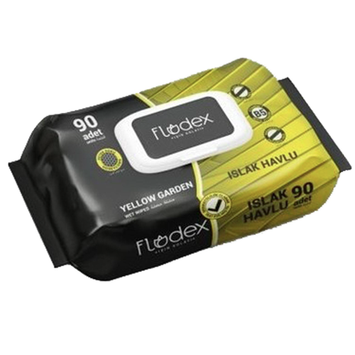 Flodex Yellow Garden Islak Havlu 90 Lı*24