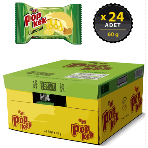 Eti Popkek 60 Gr Limon*24