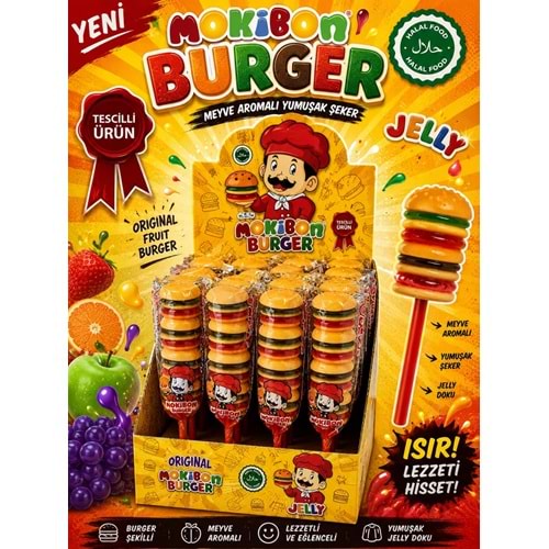 Jelibon Mokibon Hamburger 35 Gr*24