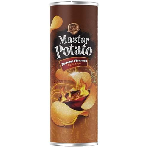 Master Potato Cips Barbeque Flavoured 160 Gr*14