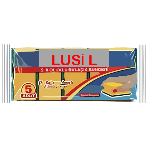 Sünger Lusil Oluklu 5 Lİ * 48
