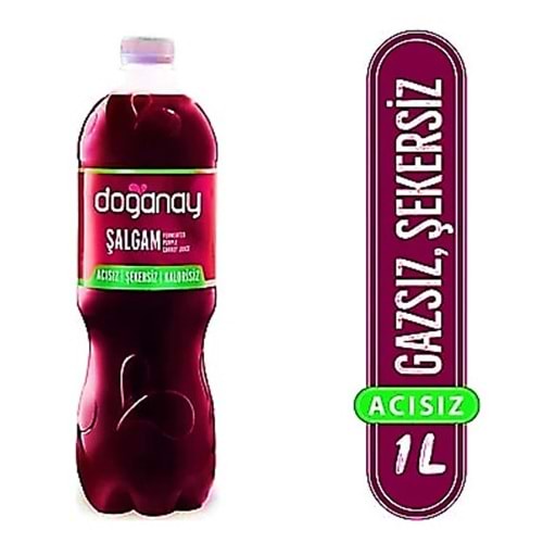 Doğanay Şalgam Suyu Acısız 1 Lt*12
