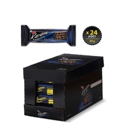 Eti Karam Gurme Gofret Bitter Çikolatalı 50 G*24