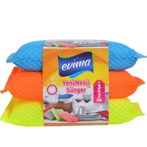 Evima Shirli Sünger 3 Lü*15