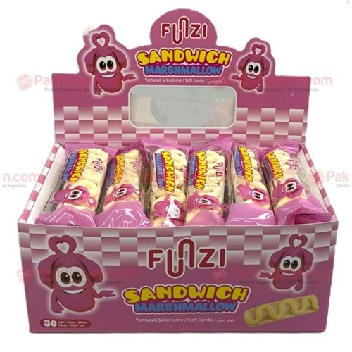 Kervan Funzi Sandwıch Marshmallow 13 Gr*30
