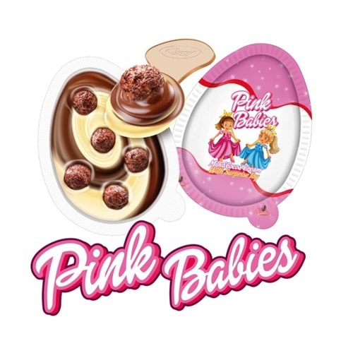 Oyal Pink Babies Yumurta Kız 15 Gr*24