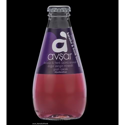 Avşar Karadut & Frenk Üzümü 200 Ml*24