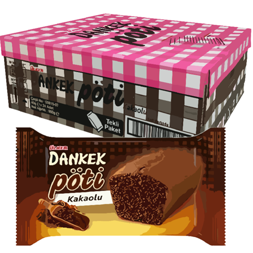 Ülker Dankek Pöti Kek 35 Gr*24 Kakaolu
