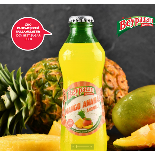 Beypazarı Maden Suyu 200 Ml Mango Ananas *24