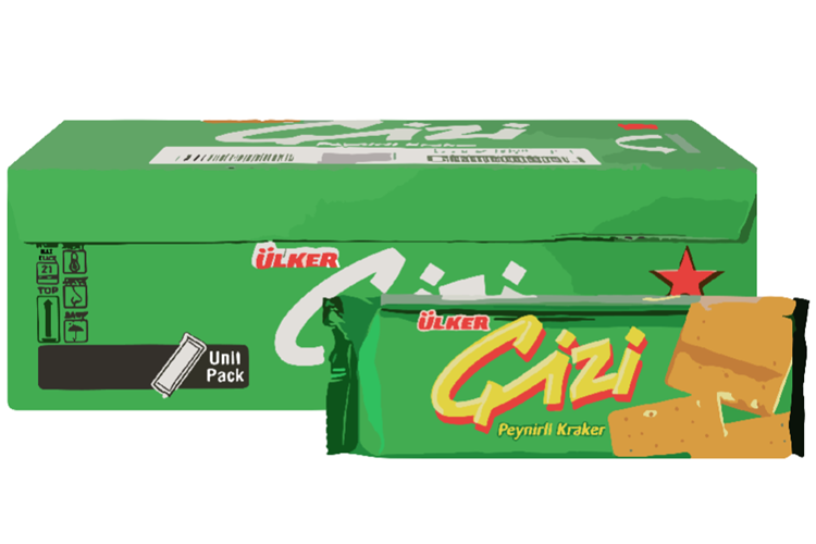 Ülker Çizi Peynirli 70 Gr*24