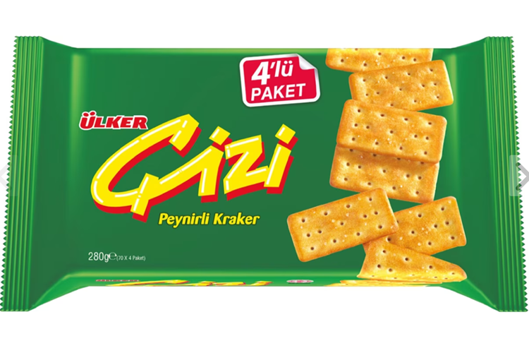 Ülker 280 Gr*12 Çizi Peynirli 4 lü Paket