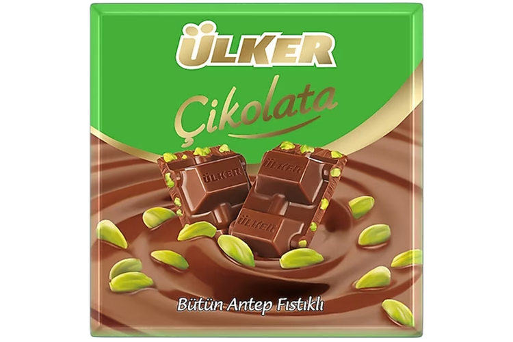 Ülker Kare Çikolata 65 Gr*6 Antep Fıstık