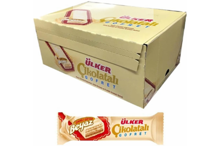 Ülker Gofret 35 Gr*24 Beyaz Çikolatalı