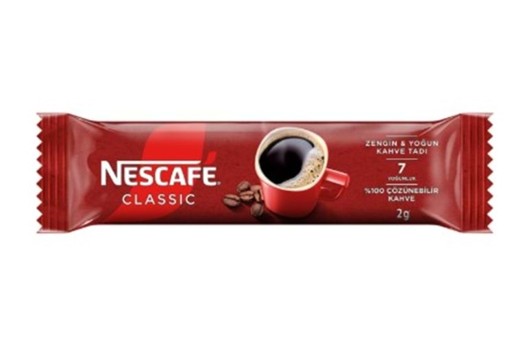 Kahve Nescafe Classic 2 Gr * 200 Poşet